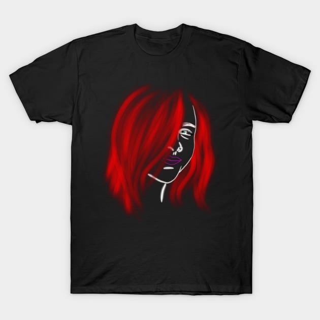 luminous girl T-Shirt by Keen_On_Colors